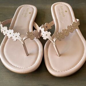 Kate Spade Blush Floral Sandals NWOT size 10